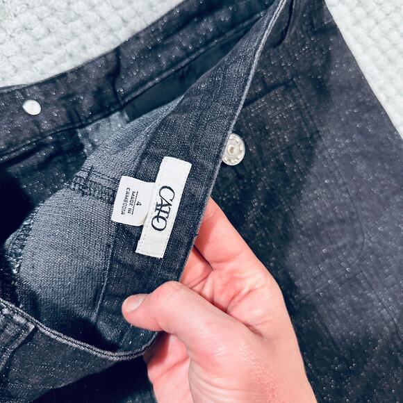 vintage y2k low rise cato super dark wash blue/black micro mini skirt 4 - Picture 8 of 8